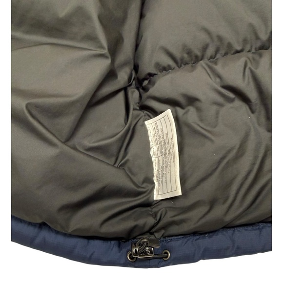 The North Face Men's 700 Fill Goose Down Black & Blue Puffer Vest - Size Large - Picture 11 of 15